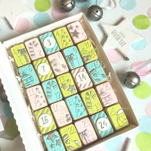 Little Biskut Advent Calendar & Embosser Set Baking Bliss