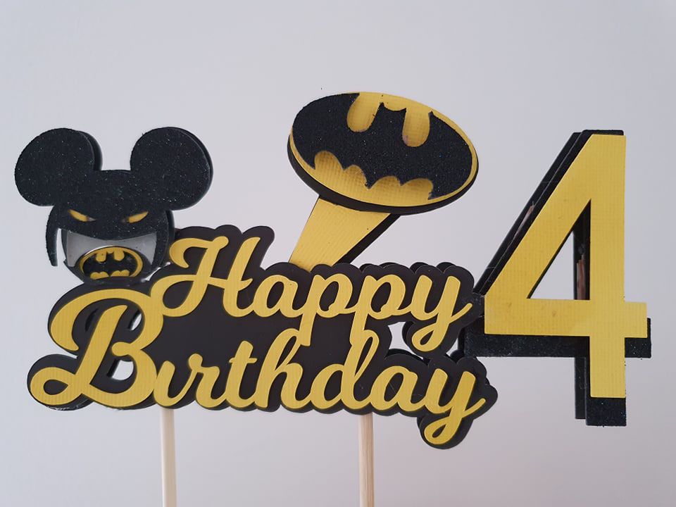 Cake Topper for Batman Cake Topper Cupcake Toppers India | Ubuy